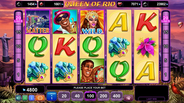 Slot machine Queen of Rio